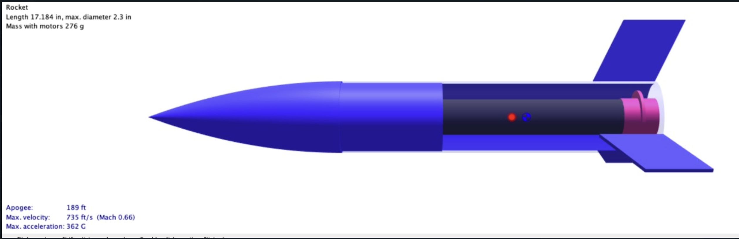 model of Alchamis rocket